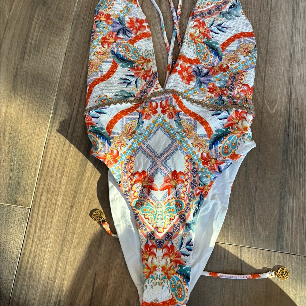 Colorful Patterned Swimsuit